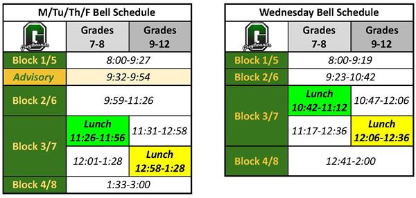 22-23 Bell Schedule 22-23 Bell Schedule